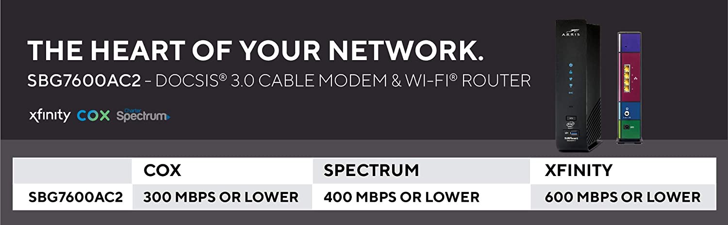 modem arris cable kablo spectrum wifi cox xfinity router docsis surfboard dual band bonusticaret tr